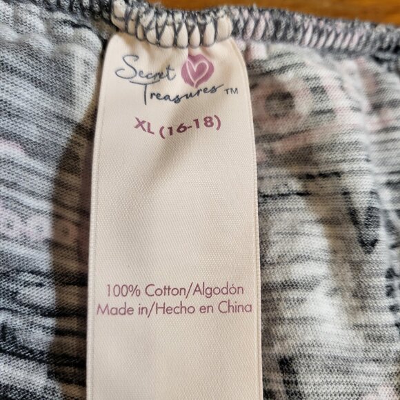 Secret Treasures Sleep Shorts XL More Naps Gray - Picture 4 of 5